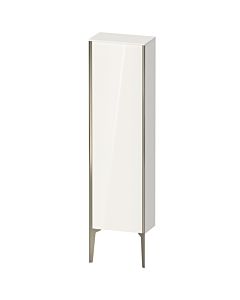 Duravit high cabinet XV1315RB122 40x24x133cm, matt champagne, door on the right, high-gloss white