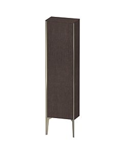Duravit high cabinet XV1315RB172 40x24x133cm, matt champagne, door on the right, brushed dark oak
