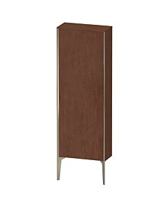 Duravit XViu Halbhochschrank XV1316LB113 50x24x133cm, champagner matt, Tür links, amerikanischer nussbaum