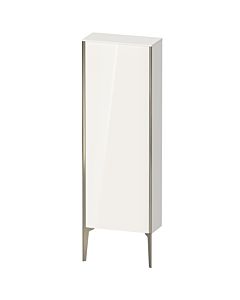Duravit haut moyen XViu XV1316LB185 50x24x133cm, champagne mat, porte à gauche, blanc brillant
