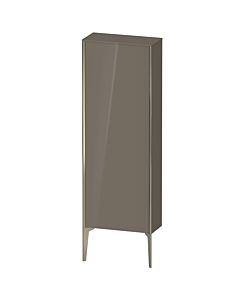 Duravit hauteur XV1316LB189 50x24x133cm, champagne mat, porte à gauche, gris flanelle brillant