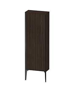 Duravit high cabinet XV1316LB269 50x133x24cm, 2000 door, matt black, stop on the left, brushed walnut