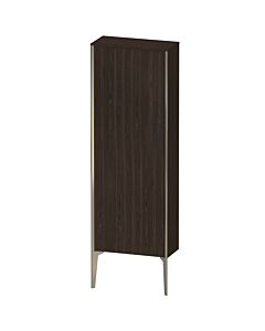 Duravit Meuble moyen haut XViu XV1316RB169 50x24x133cm, champagne mat, porte à droite, noyer brossé