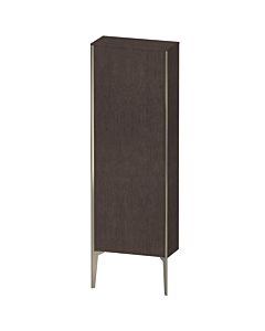 Duravit high cabinet XV1316RB172 50x24x133cm, matt champagne, door on the right, brushed dark oak