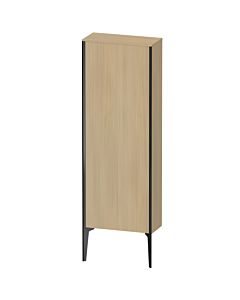 Duravit high cabinet XV1316RB271 50x133x24cm, 2000 door, matt black, stop on the right, mediterranean oak