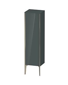Duravit haut moyen XViu XV1325LB138 40x36x133cm, champagne mat, porte à gauche, gris dolomiti brillant