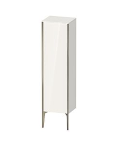 Duravit haut moyen XViu XV1325LB185 40x36x133cm, champagne mat, porte à gauche, blanc brillant