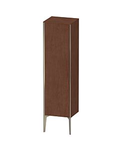 Duravit haut moyen XViu XV1325RB113 40x36x133cm, champagne mat, porte à droite, noyer américain