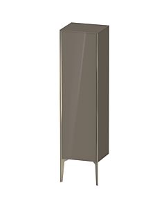 Duravit haut moyen XViu XV1325RB189 40x36x133cm, champagne mat, porte à droite, gris flanelle brillant