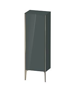 Duravit XViu Halbhochschrank XV1326LB138 50x36x133cm, champagner matt, Tür links, dolomiti grey hochglanz