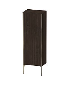 Duravit XViu Halbhochschrank XV1326LB169 50x36x133cm, champagner matt, Tür links, nussbaum gebürstet