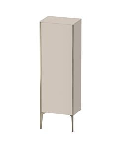 Duravit XViu Halbhochschrank XV1326LB191 50x36x133cm, champagner matt, Tür links, taupe matt
