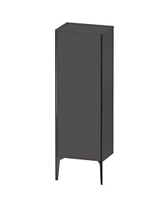 Duravit haut moyen XViu XV1326LB249 50x36x133cm, noir mat, porte à gauche, graphite mat
