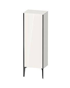 Duravit haut moyen XViu XV1326RB222 50x36x133cm, noir mat, porte à droite, blanc brillant