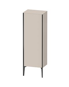 Duravit haut moyen XViu XV1326RB291 50x36x133cm, noir mat, porte à droite, taupe mat