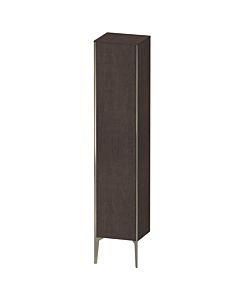 Duravit tall cabinet XV1335LB172 40x36x177cm, matt champagne, door on the left, brushed dark oak