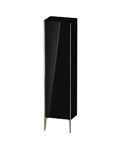 Duravit XViu Hochschrank XV1336RB140 50x36x177cm, champagner matt, Tür rechts, schwarz hochglanz