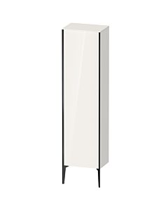 Duravit haut XViu XV1336RB285 50x36x177cm, noir mat, porte à droite, blanc haute brillance