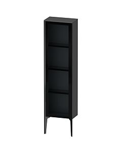 Duravit haut moyen XViu XV1365RB249 40x24x133cm, porte en verre, noir mat, porte à droite, graphite mat