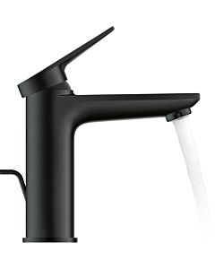 Duravit M Wave Waschtischarmatur WA1020001046 Ausladung 122mm, mit Zugstangen-Ablaufgarnitur, schwarz matt