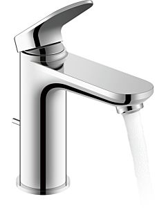 Duravit M Wave Waschtischarmatur WA1020001010 Ausladung 122mm, mit Zugstangen-Ablaufgarnitur, chrom