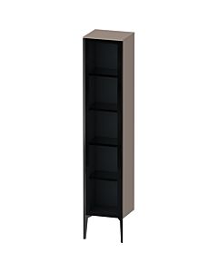 Duravit haut XViu XV1375RB243 40x36x177cm, porte en verre, noir mat, porte à droite, basalte mat