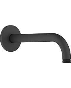 Duravit bras de douche UV0670027046 210 mm, noir mat, courbé, montage mural