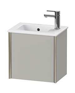 Duravit XViu vanity unit XV4024LB107 41x29x40cm, wall-hung, matt champagne, hinged on the left, matt concrete gray