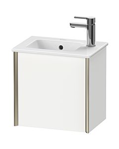 Duravit XViu meuble sous-vasque XV4024RB118 41x29x40cm, suspendu, champagne mat, blanc droite, match1 mat