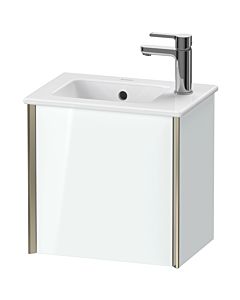 Duravit XViu vanity unit XV4024RB185 41x29x40cm, wall-hung, matt champagne, stop on the right, high-gloss white