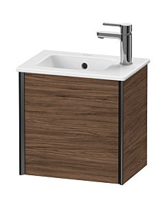 Duravit XViu vanity unit XV4024RB221 41x29x40cm, wall-hung, matt black, stop on the right, dark walnut