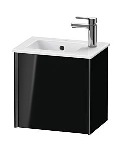 Duravit XViu vanity unit XV4024RB240 41x29x40cm, wall-hung, black matt, stop on the right, black high-gloss