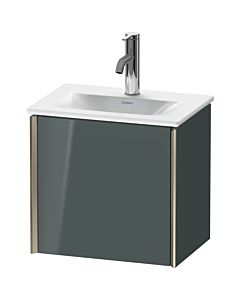 Duravit Meuble sous-vasque XViu XV4030LB138 43x31x39,7cm, 2000 , champagne mat, porte à gauche, gris dolomiti brillant
