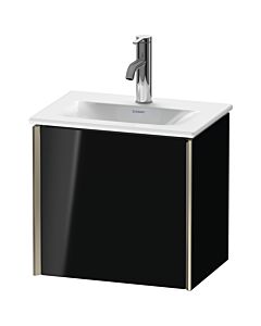 Duravit XViu vanity unit XV4030LB140 43x31x39.7cm, 2000 door, champagne matt, door on the left, black high gloss