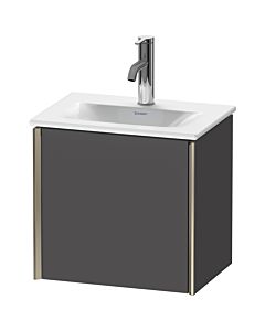 Duravit Meuble sous-vasque XViu XV4030LB149 43x31x39,7cm, 2000 , champagne mat, porte à gauche, graphite mat