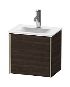 Duravit XViu vanity unit XV4030LB169 43x31x39.7cm, 2000 door, matt champagne, door on the left, brushed walnut