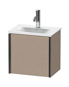 Duravit XViu Waschtisch-Unterschrank XV4030LB275 43x31x39,7cm, 1 Tür, schwarz matt, links, leinen