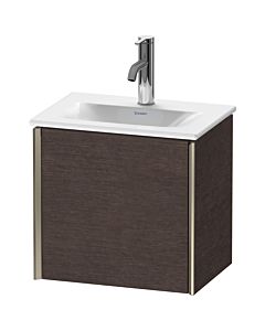 Duravit XViu vanity unit XV4030RB172 43x31x39.7cm, 2000 door, matt champagne, door on the right, brushed dark oak
