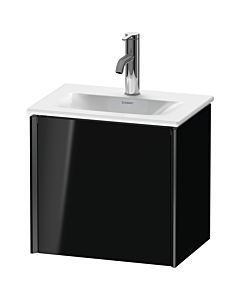 Duravit XViu Waschtisch-Unterschrank XV4030RB240 43x31x39,7cm, 1 Tür, schwarz matt, rechts, schwarz hochglanz