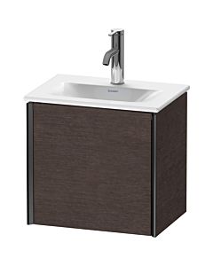 Duravit XViu vanity unit XV4030RB272 43x31x39.7cm, 2000 door, matt black, right, brushed dark oak