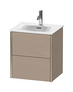 Duravit XViu vanity unit XV41310B175 51x42x55.7cm, 2 drawers, matt champagne, linen