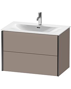 Duravit XViu vanity unit XV41340B243 81 x 55.7 x 48 cm, basalt matt, 2 drawers, black matt