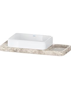 Ensemble meuble-lavabo Duravit Collection One D4800200 100x41x90cm, avec console, travertin gris poli