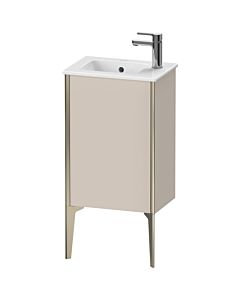 Duravit Meuble sous-vasque XViu XV4480LB191 41x29x59,4cm, debout, champagne mat, charnière à gauche, taupe mat