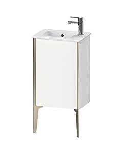 Duravit Meuble sous-vasque XViu XV4480RB118 41x29x59,4cm, debout, champagne mat, butée à droite, blanc mat