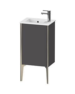 Duravit XViu Waschtisch-Unterschrank XV4480RB149 41x29x59,4cm, stehend, champagner matt, Anschlag rechts, graphit matt