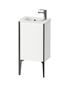 Duravit Meuble sous-vasque XViu XV4480RB218 41x29x59,4cm, debout, noir mat, butée à droite, blanc mat