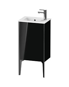 Duravit XViu vanity unit XV4480RB240 41x29x59.4cm, standing, black matt, stop on the right, black high gloss