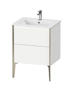 Duravit Meuble sous-vasque XViu XV44810B118 61 x 59,4 x 48 cm, blanc , debout, champagne mat
