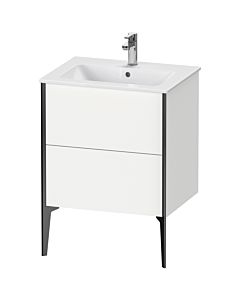 Duravit Meuble sous-vasque XViu XV44810B218 61 x 59,4 x 48 cm, blanc , debout, noir mat